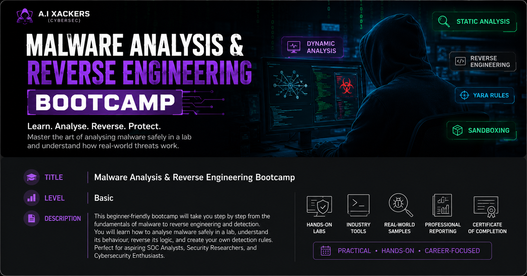 Malware Analysis & Reverse Engineering Bootcamp