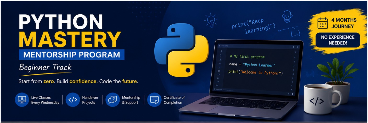 Python Mastery Mentorship (Beginner)